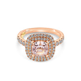 Morganite & Diamond Ring - Dracakis Jewellers